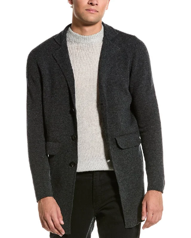 Autumn Cashmere Notch Wool & Cashmere-Blend Blazer