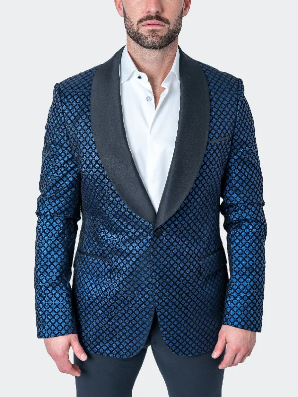 Blazer Shawl Sparkle Blue