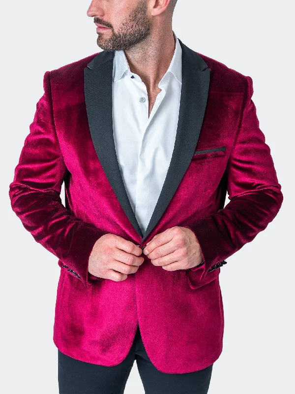 Blazer Tesla Velvet Red