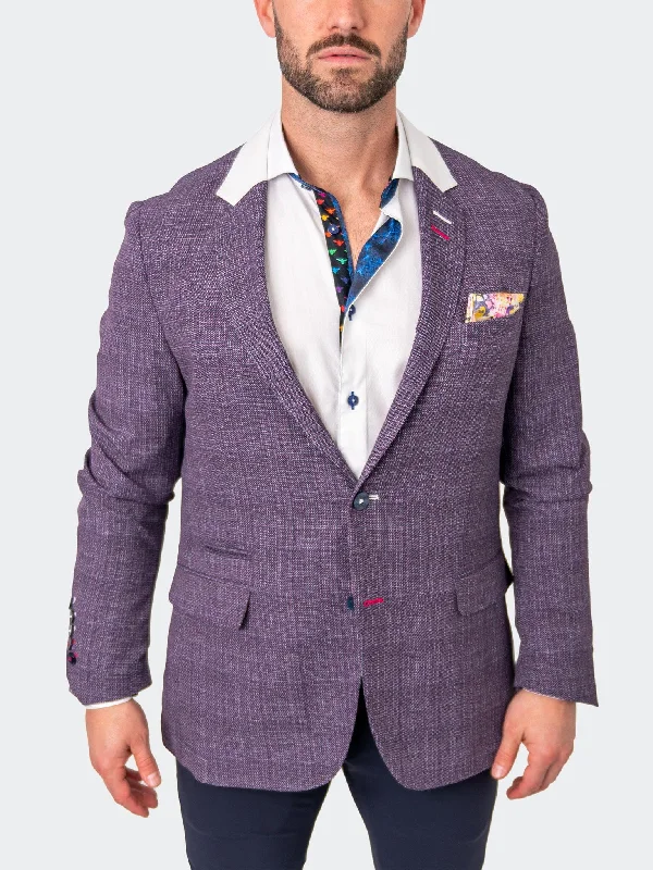 Blazer Unconstructed Preppy Purple