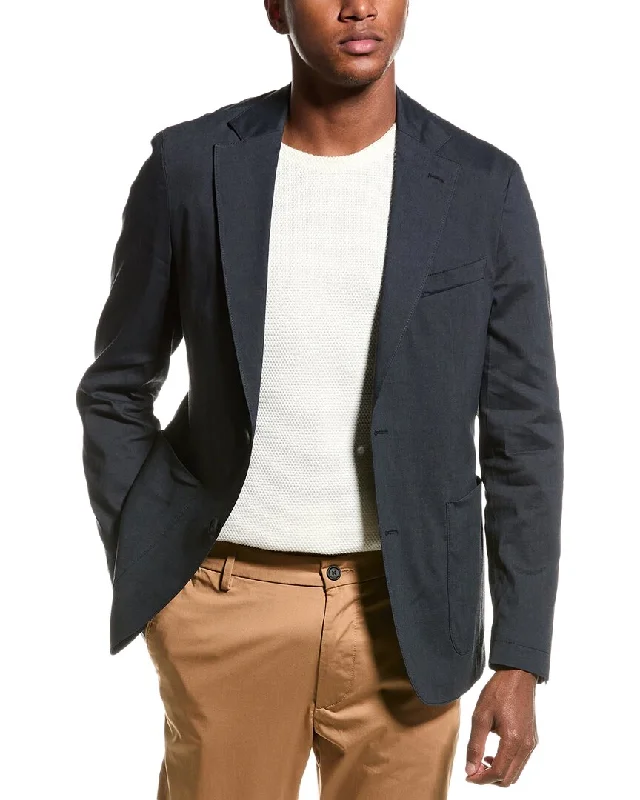 BOSS Hugo Boss Hanry Slim Fit Linen-Blend Blazer