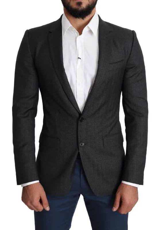 Dolce & Gabbana Elegant  Virgin Wool Martini Men's Blazer