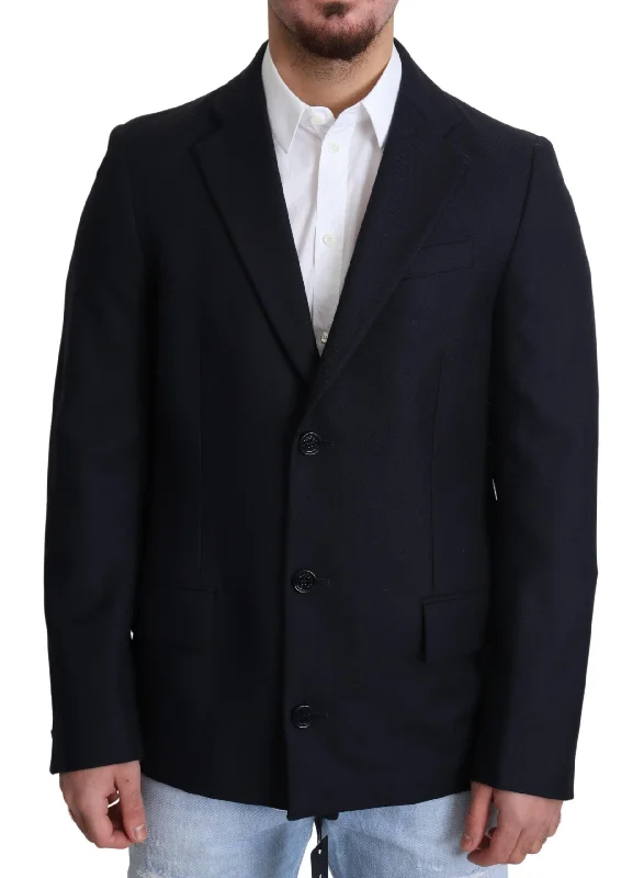 Dolce & Gabbana Elegant   Virgin Wool Men's Men's Coat