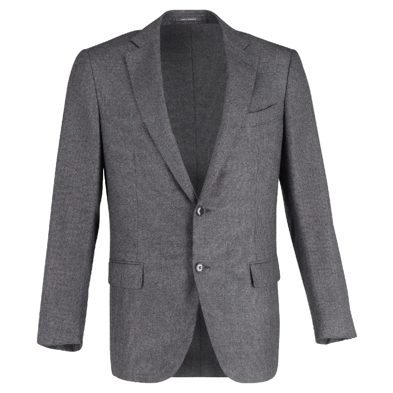 Ermenegildo Zegna Easy Jacket in Grey Cashmere