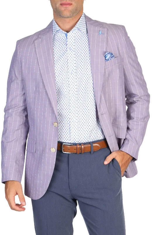 Lilac Mini Windowpane Sport Coat