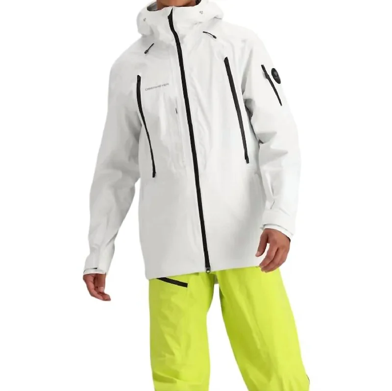 Men Highlands Shell Jacket In White